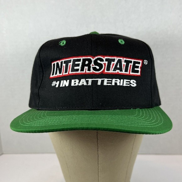 VTG Interstate Batteries #1 in Batteries SnapBack Trucker Hat - Picture 2 of 9